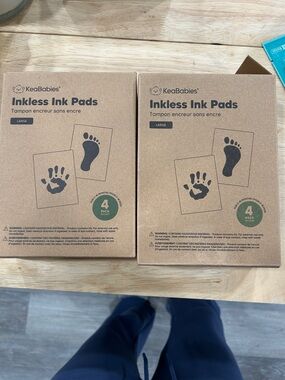 KeaBabies Inkless Ink Pads - Brown Kraft Packaging